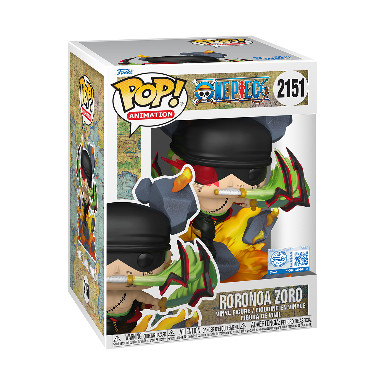 Pop! Premium Roronoa Zoro (King of Hell) | Funko
