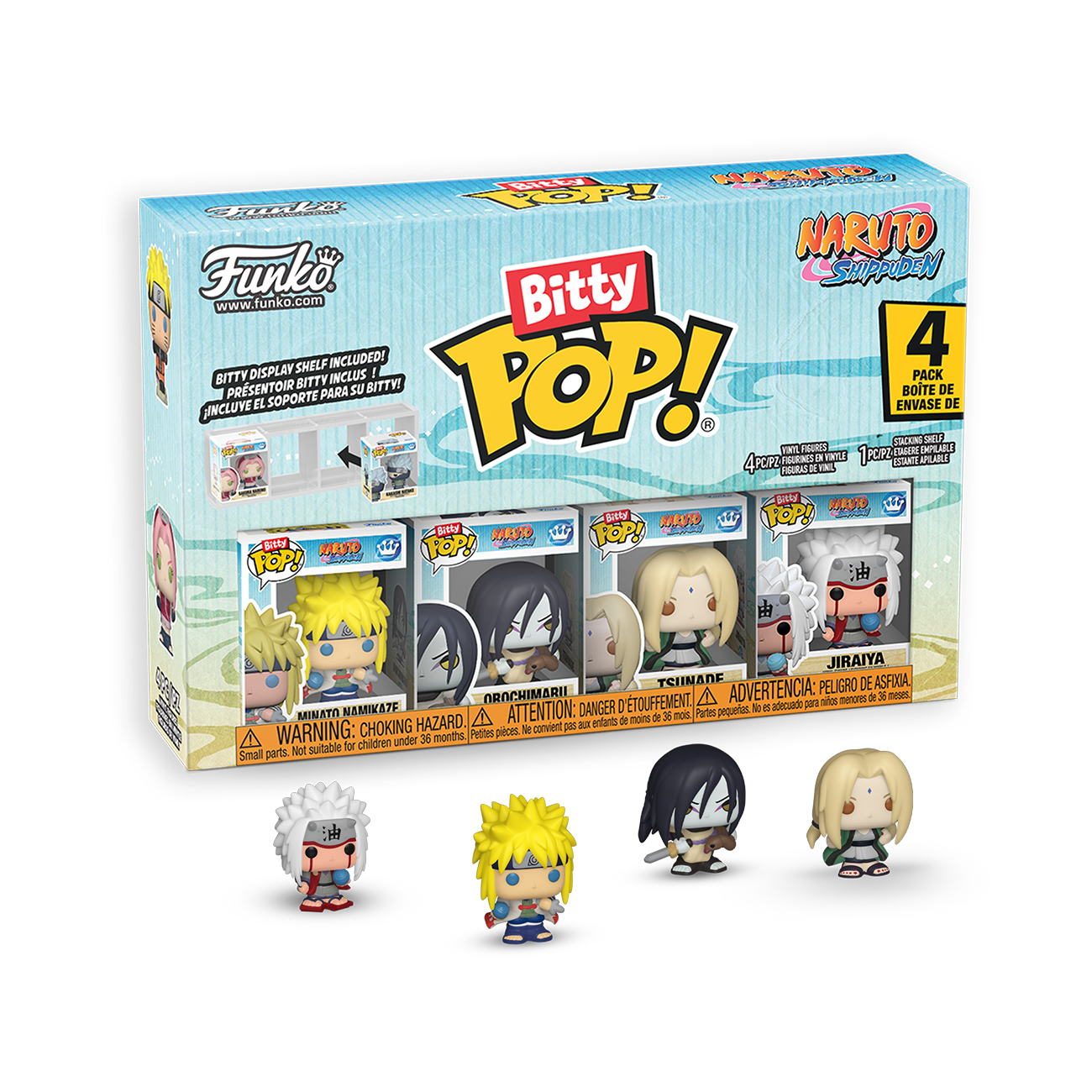 Bitty Pop! Naruto 4-Pack Series 2 | Funko