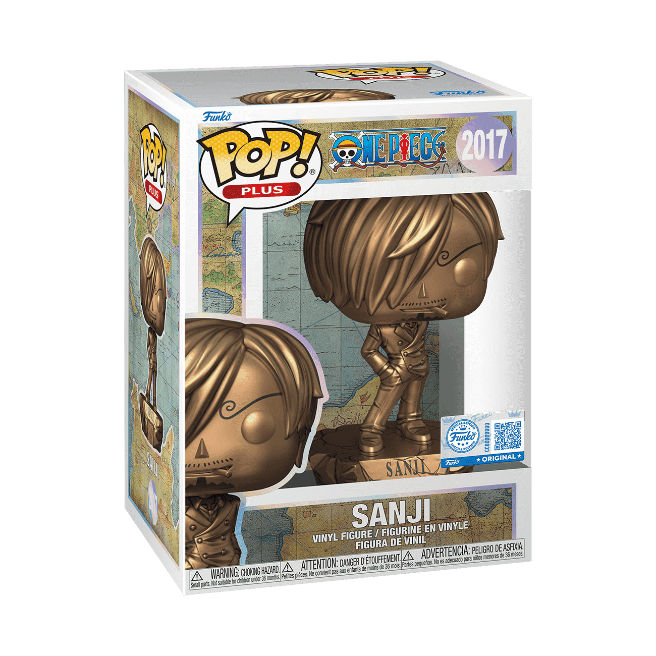Pop! Plus Sanji Statue (Bronze) with Pop! Protector