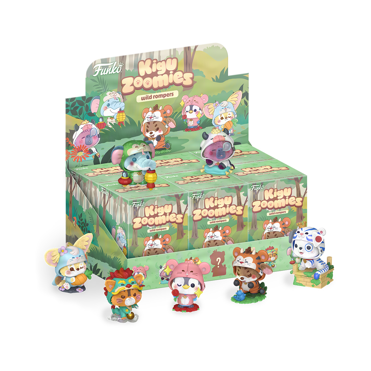 Funko Europe Kiguzoomies Blind Box 6-Pack | Animal Mysteries