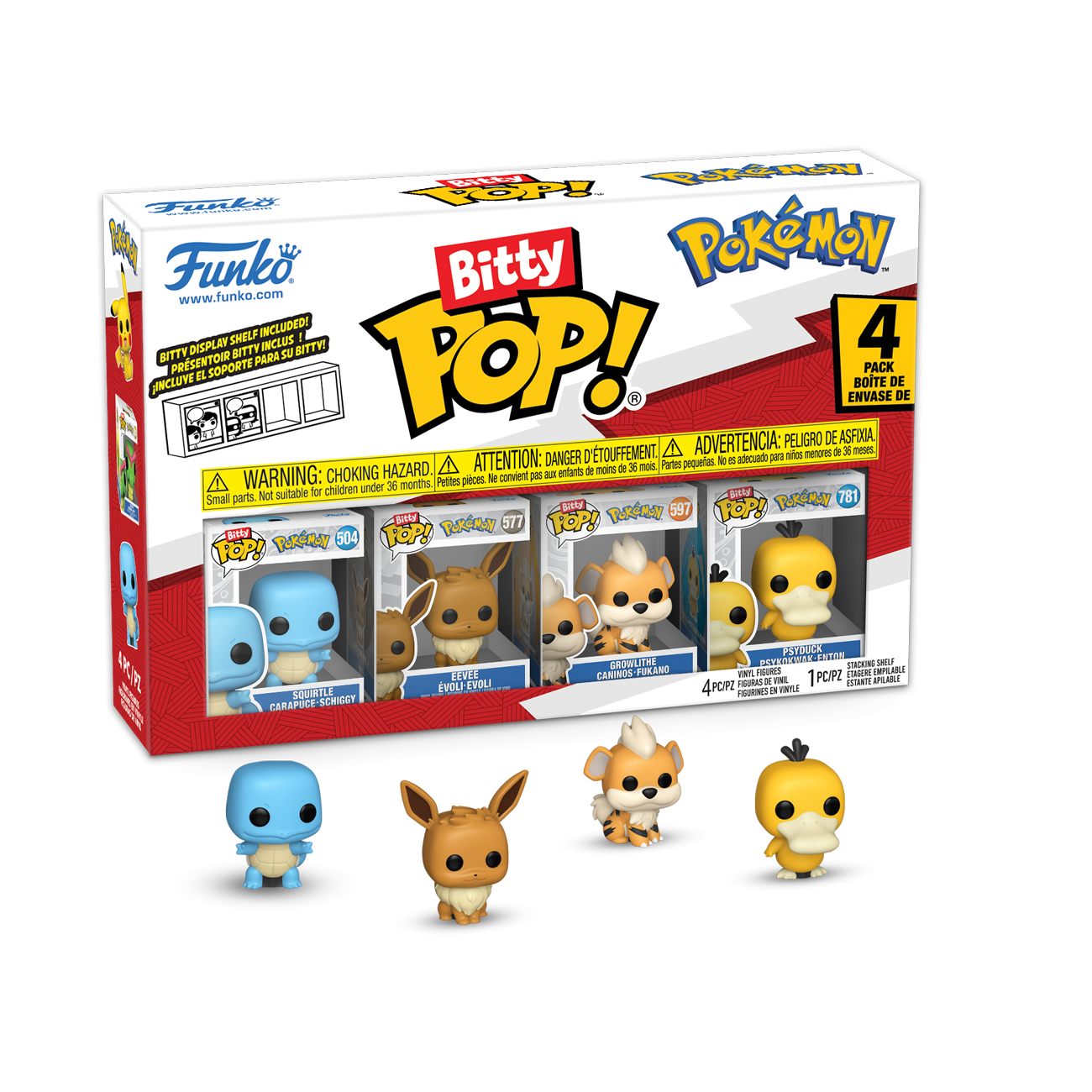 Bitty Pop! Pokémon 4-Pack Series 4 | Funko