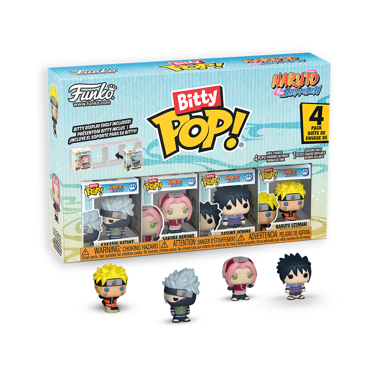 Funko POP! NARUTO（ナルト）暁4体セット Bitty Pop! Naruto 4-Pack Series 1