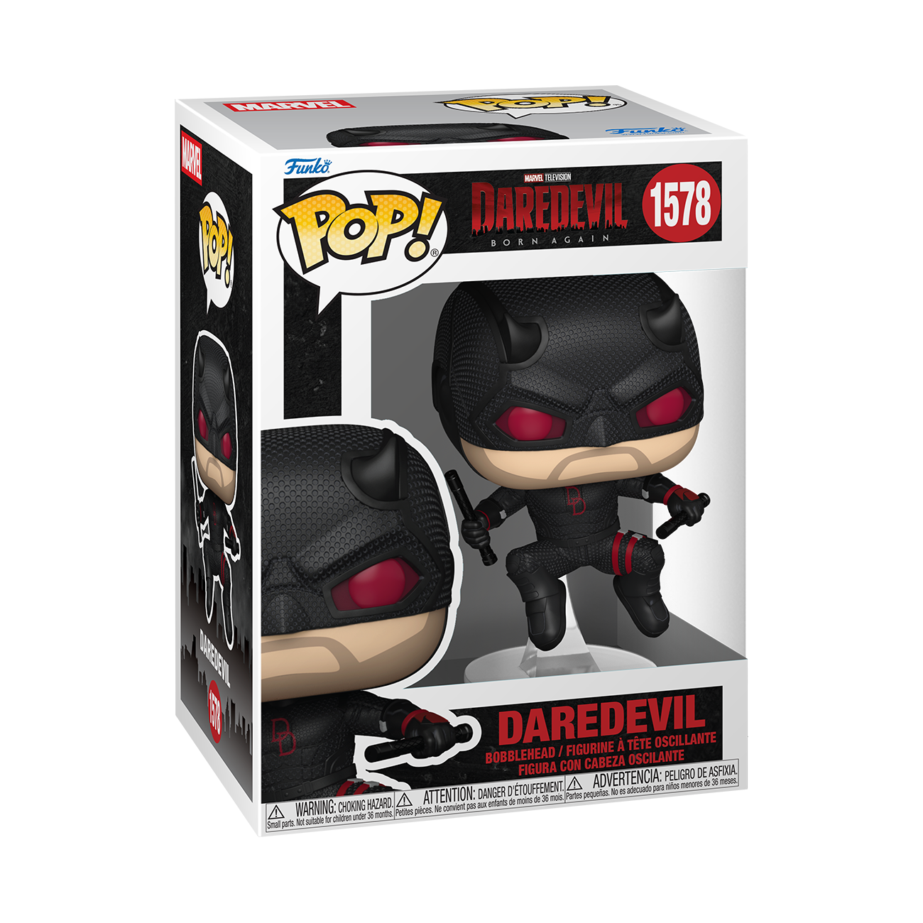 ファンコ Funko pop Marvel デアデビル Daredevil Pop! Daredevil (Black Suit) (Born Again) | Funko