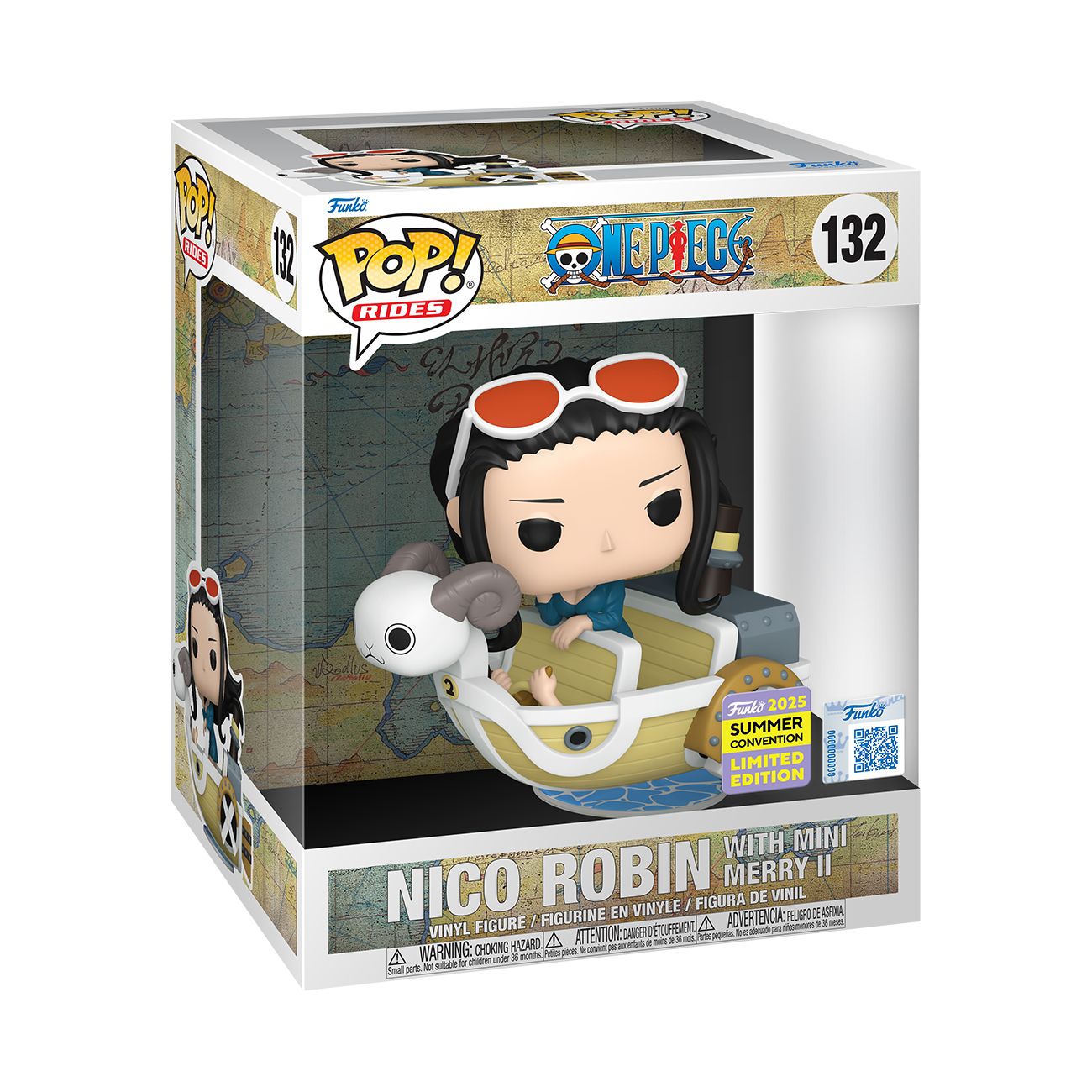 Pop! Rides Deluxe Nico Robin with Mini Merry II | Funko